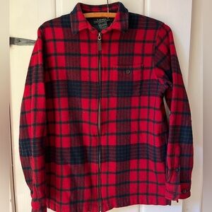 Ralph Lauren Plaid Wool Jacket Petite Medium